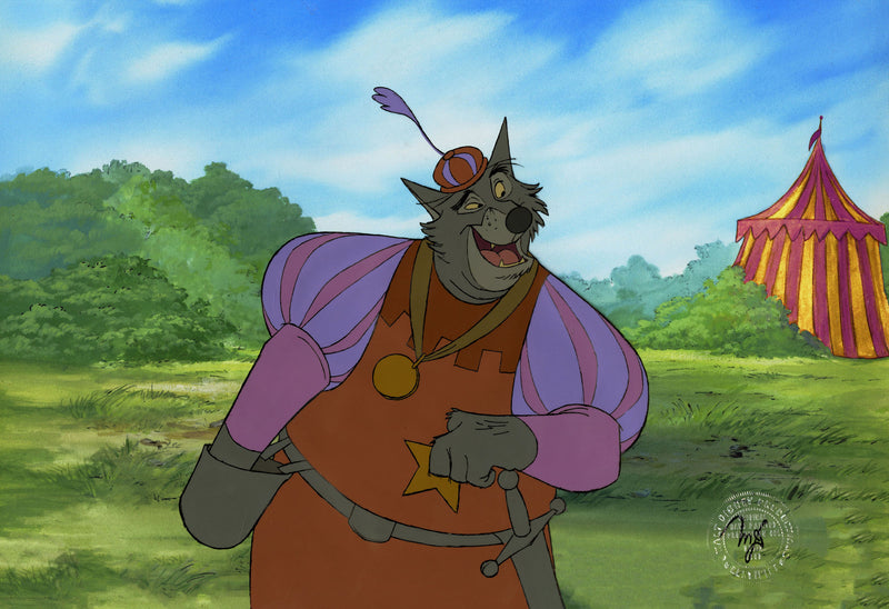 Robin Hood Original Production Cel: Sheriff of Nottingham