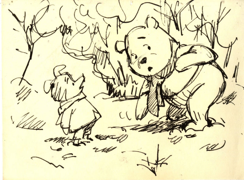 Winnie the Pooh and Tigger Too, Original Storyboard: Piglet, Pooh