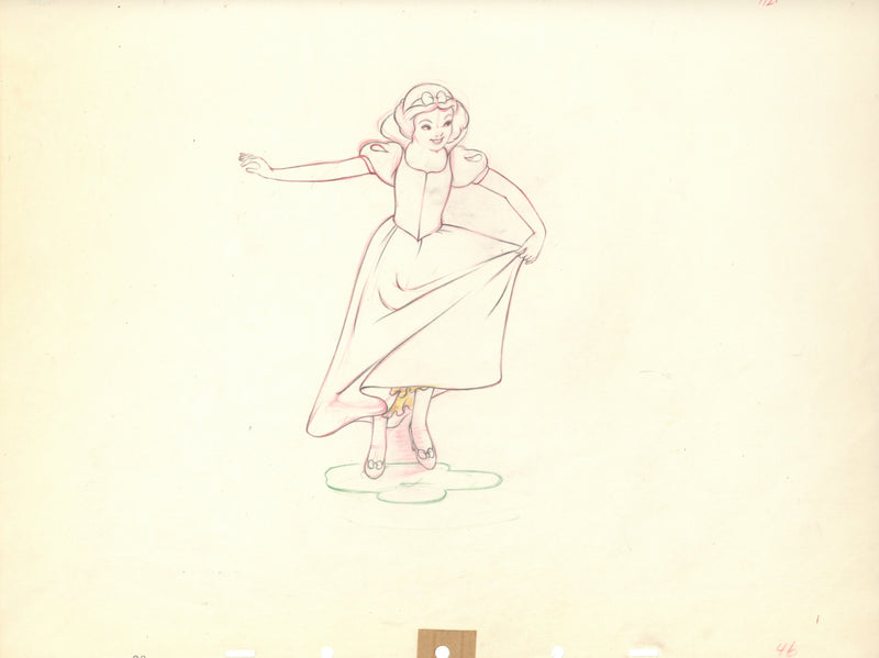 Snow White Original Production Drawing