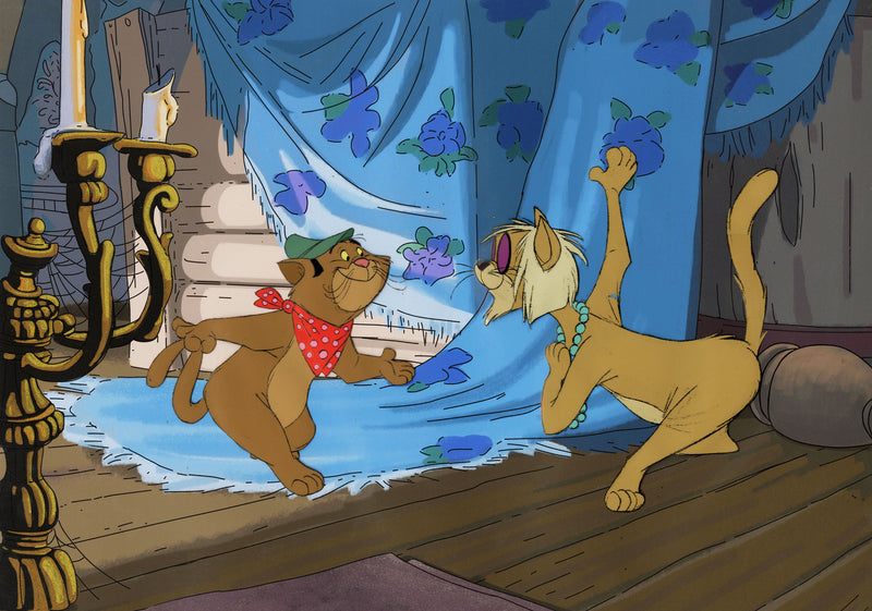 The Aristocats Original Production Cel: Peppo, Hit Cat