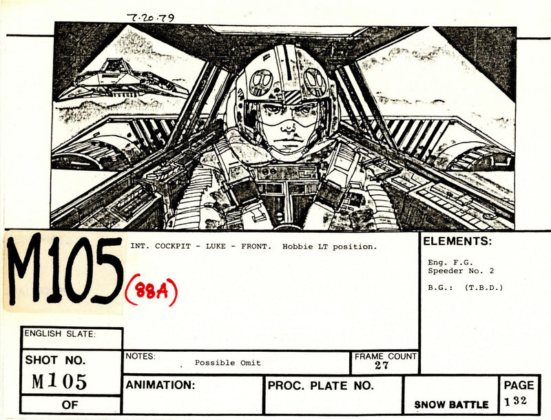 Star Wars: Episode V - The Empire Strikes Back: Mini VFX Storyboard