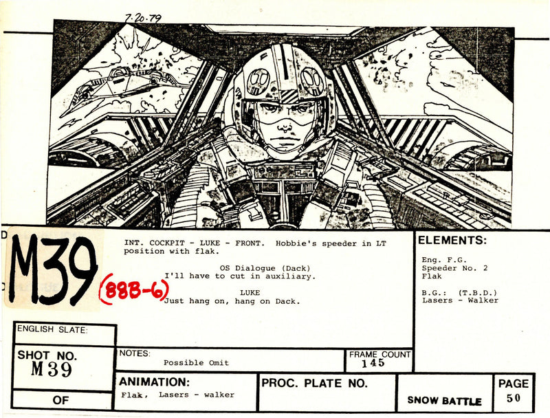 Star Wars: Episode V - The Empire Strikes Back: Mini VFX Storyboard