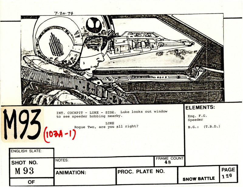 Star Wars: Episode V - The Empire Strikes Back: Mini VFX Storyboard