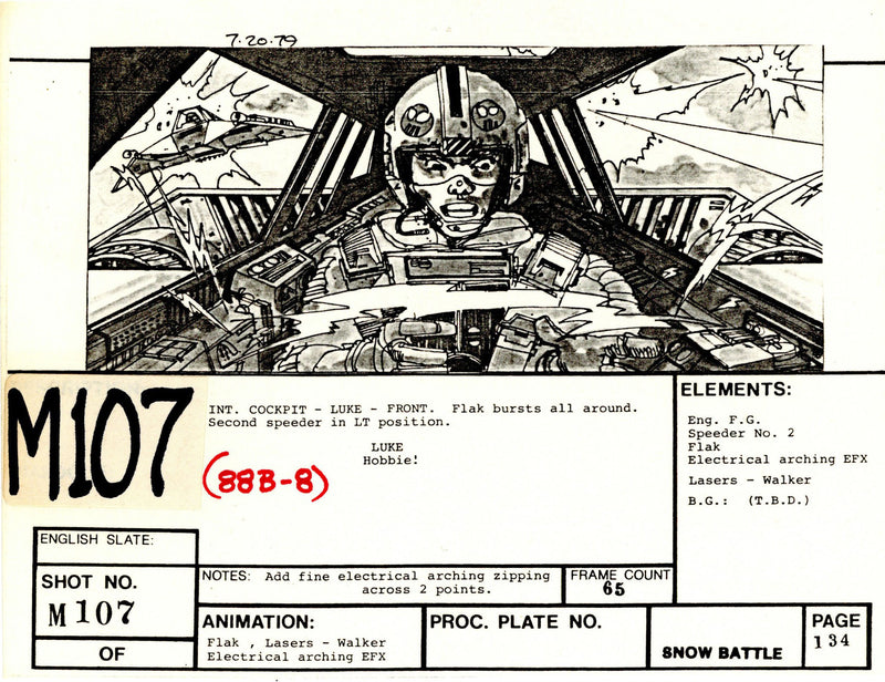 Star Wars: Episode V - The Empire Strikes Back: Mini VFX Storyboard