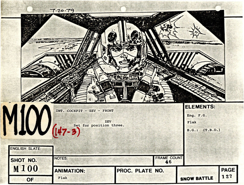 Star Wars: Episode V - The Empire Strikes Back: Mini VFX Storyboard