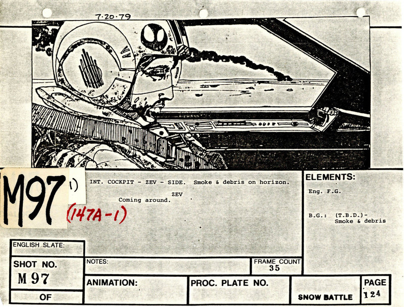 Star Wars: Episode V - The Empire Strikes Back: Mini VFX Storyboard