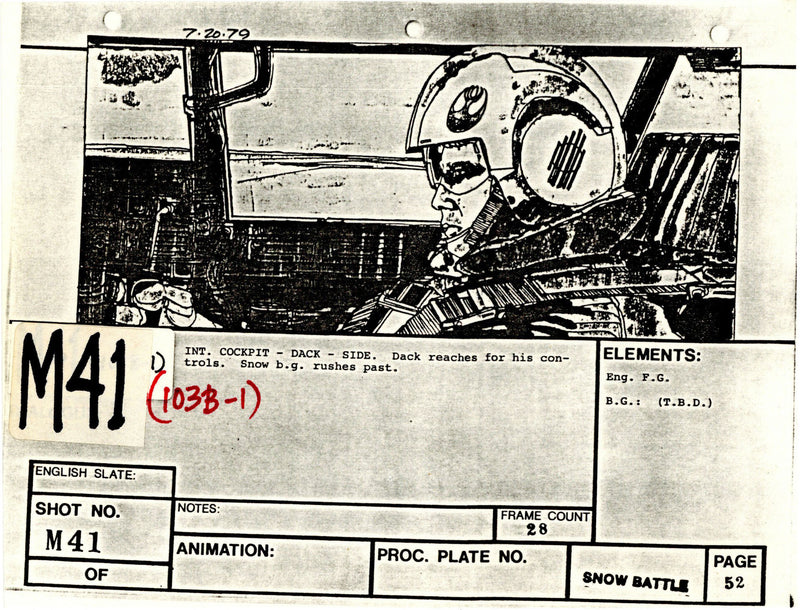 Star Wars: Episode V - The Empire Strikes Back: Mini VFX Storyboard