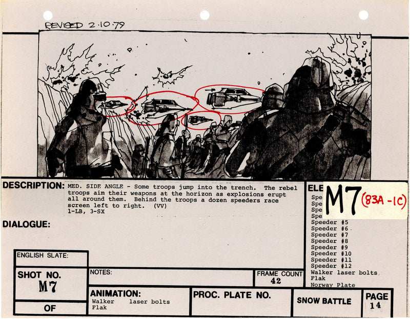 Star Wars: Episode V - The Empire Strikes Back: VFX Storyboard