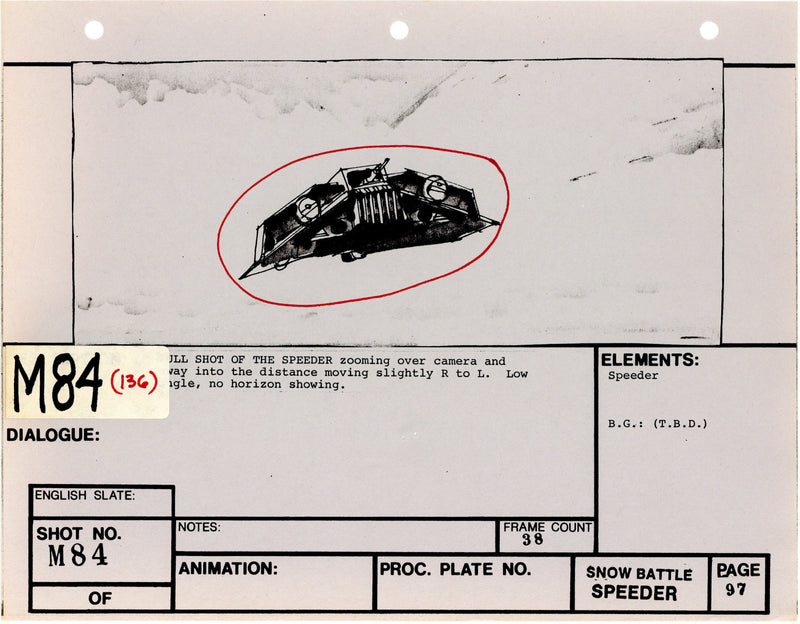 Star Wars: Episode V - The Empire Strikes Back: VFX Storyboard