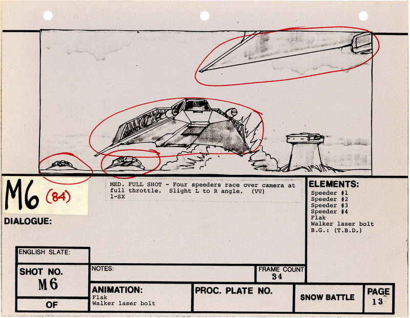 Star Wars: Episode V - The Empire Strikes Back: VFX Storyboard