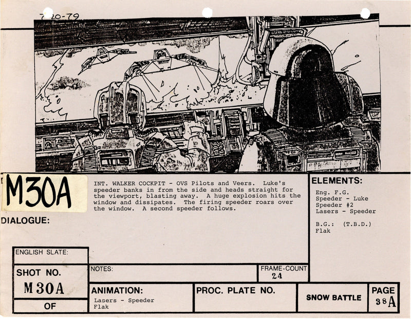 Star Wars: Episode V - The Empire Strikes Back: VFX Storyboard