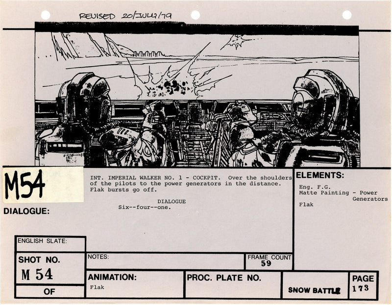 Star Wars: Episode V - The Empire Strikes Back: VFX Storyboard