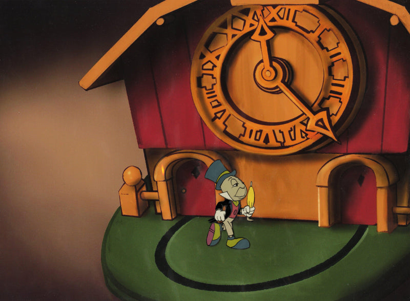 Pinocchio Original Production Cel: Jiminy Cricket