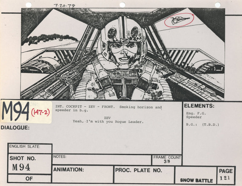 Star Wars: Episode V - The Empire Strikes Back: VFX Storyboard