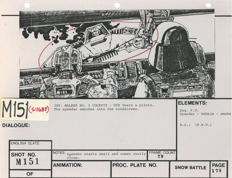 Star Wars: Episode V - The Empire Strikes Back: VFX Storyboard