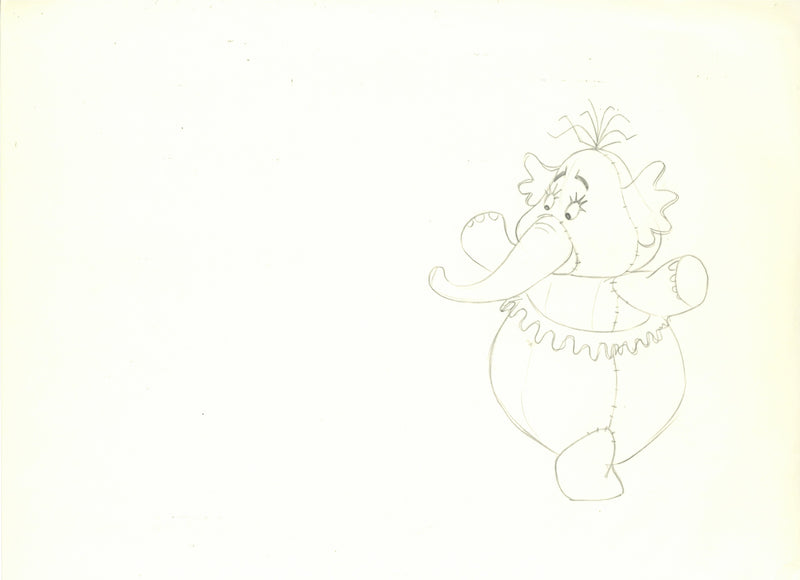 Winnie the Pooh and the Blustery Day Original Production Drawing: Heffalump