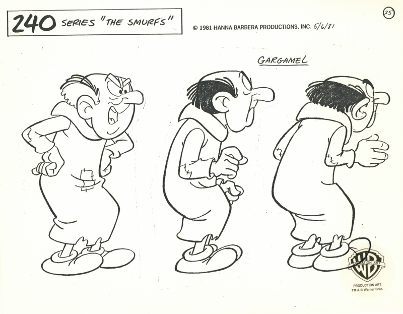 The Smurfs Original Stat Model Sheet