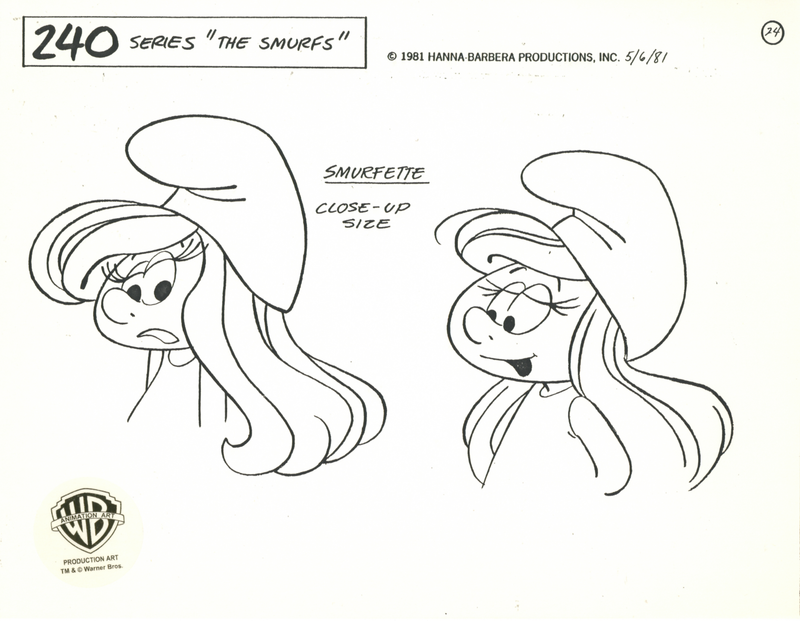 The Smurfs Original Stat Model Sheet