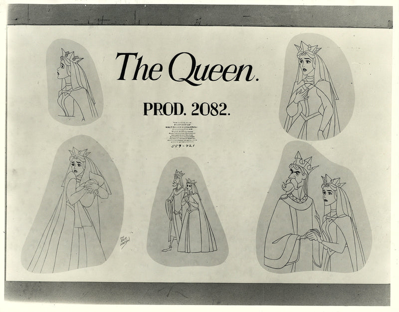 Sleeping Beauty Original Stat Model Sheet: Queen Leah