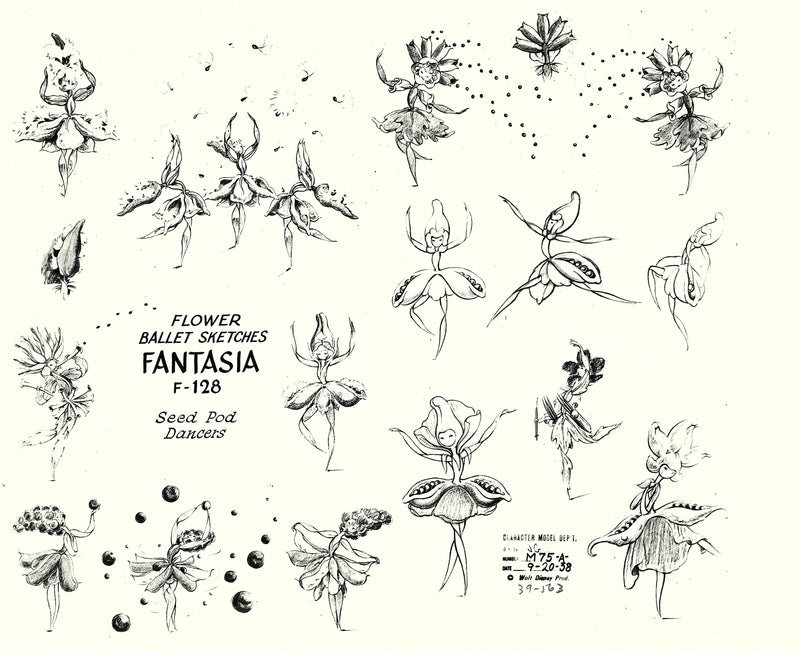 Fantasia Original Stat Model Sheet: Seed Pod Dancers