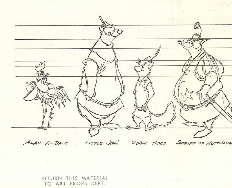 Robin Hood Oversize Stat Model Sheet: Size Comparison Chart