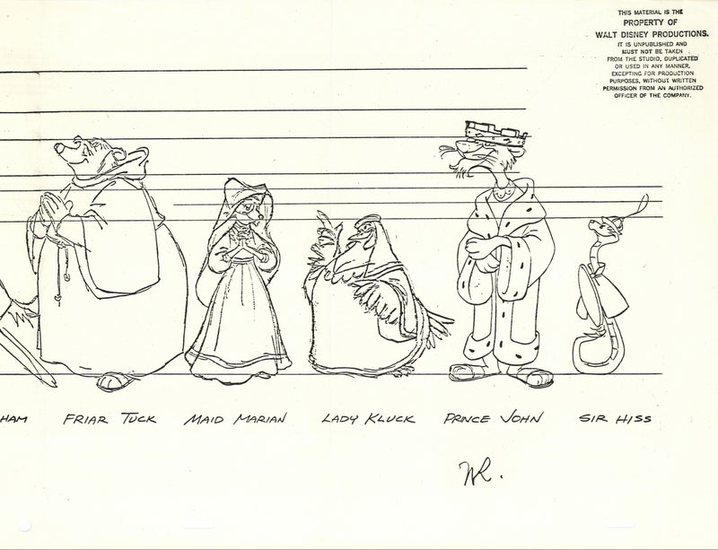 Robin Hood Oversize Stat Model Sheet: Size Comparison Chart