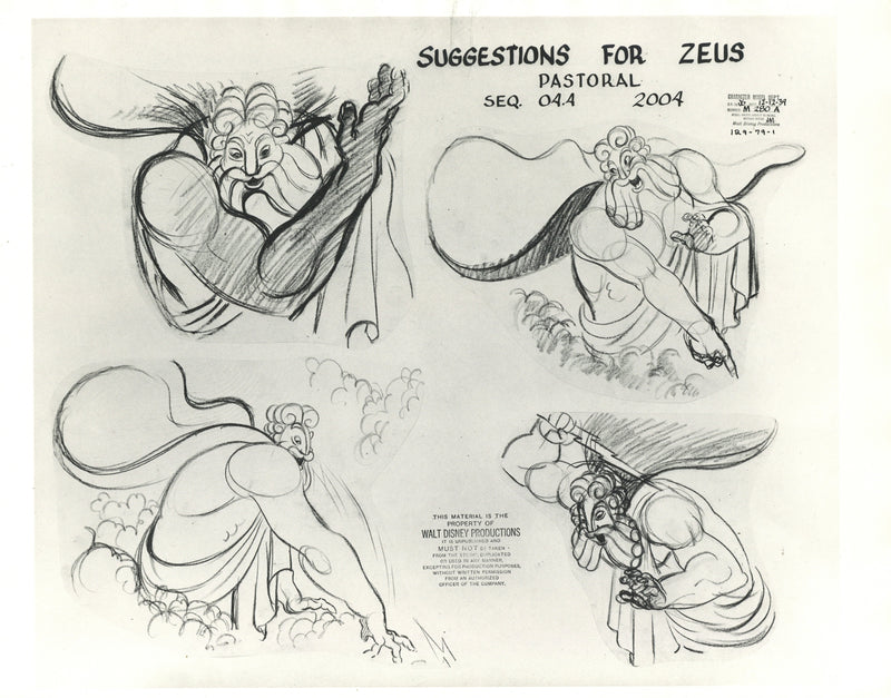 Fantasia Original Stat Model Sheet: Zeus Suggestions
