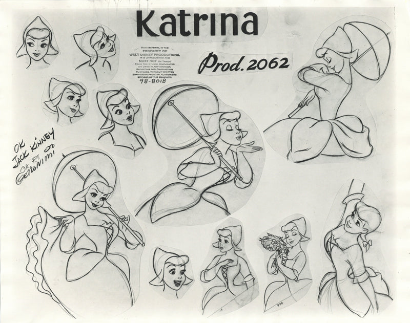 The Legend of Sleepy Hollow Stat Model Sheet: Katrina