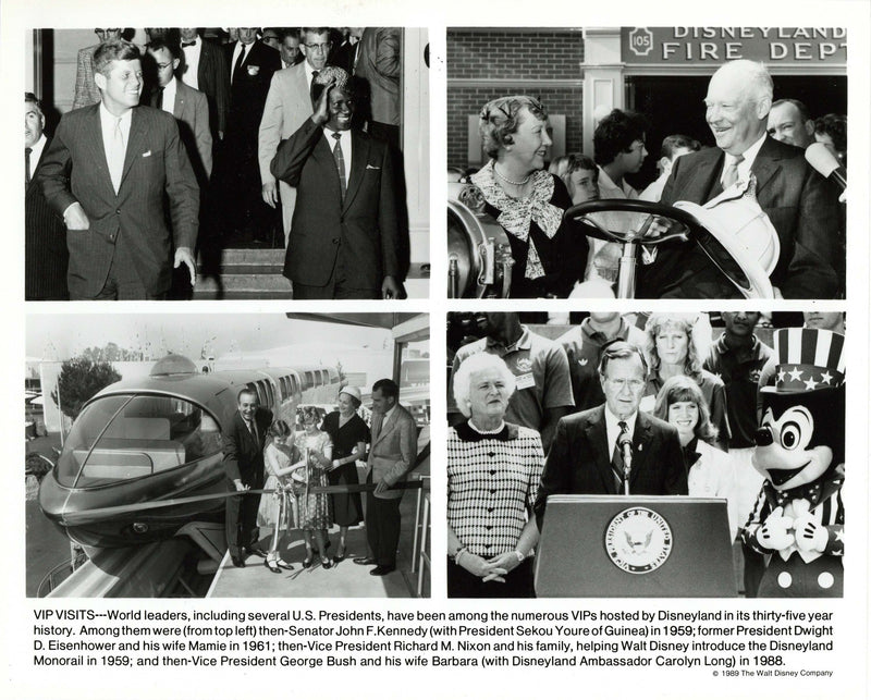 Disney Publicity Photo (1989): Disneyland VIP Visits