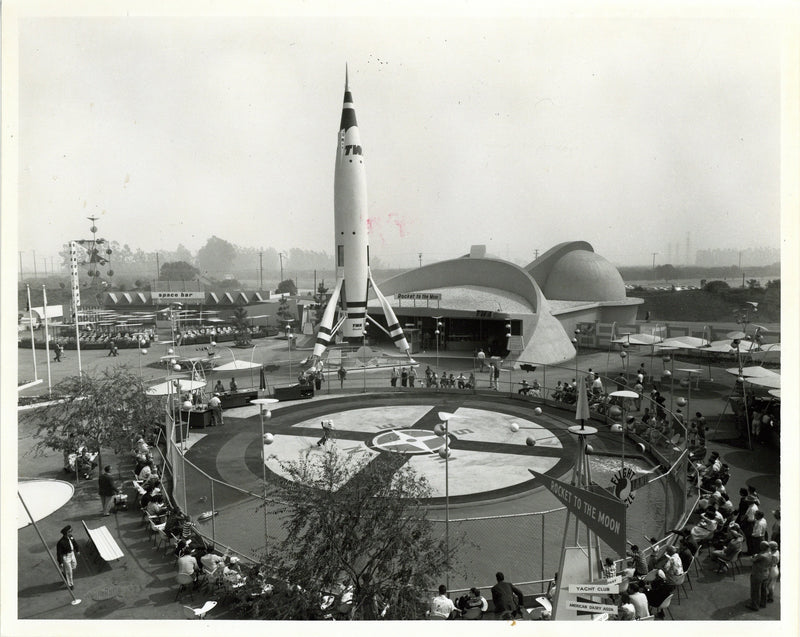 Disney Publicity Photo (1950s): Tomorrowland Moonliner