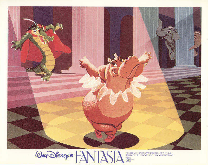 Original Fantasia Re-Release Lobby Cards with Envelope (Set of 8)