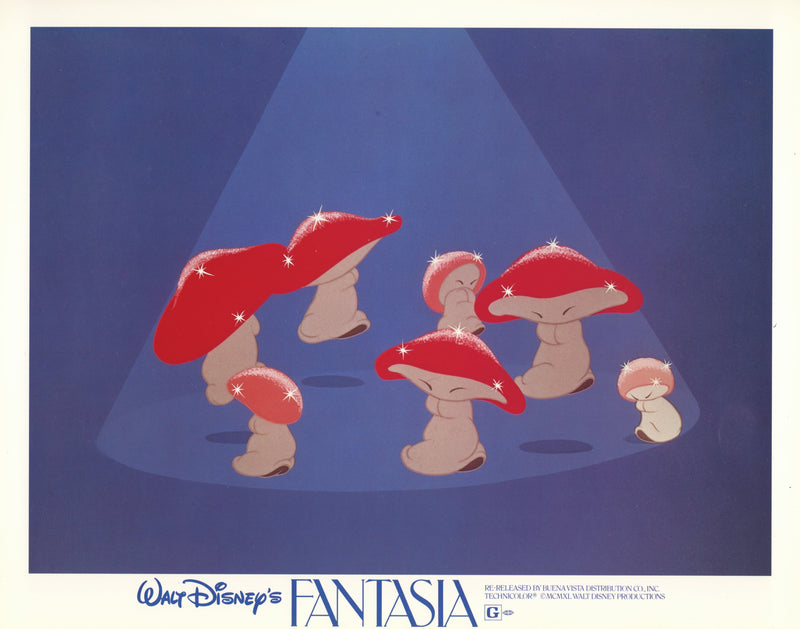 Original Fantasia Re-Release Lobby Cards with Envelope (Set of 8)