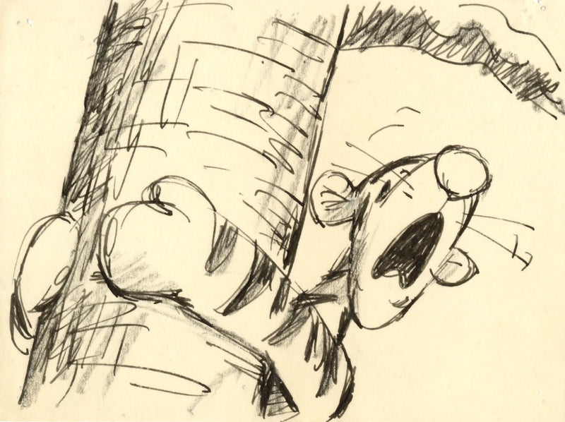 Winnie the Pooh and Tigger Too Original Storyboard with Dialogue Tag: Tigger