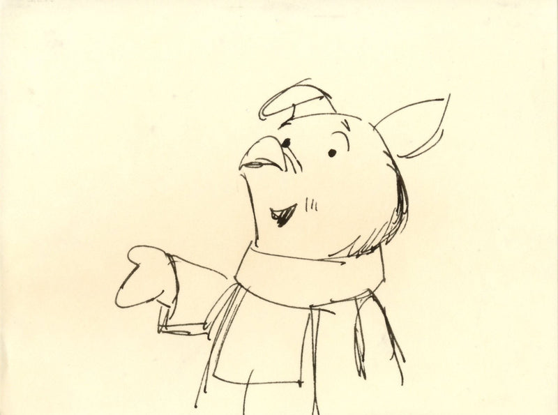 Winnie the Pooh and Tigger Too Original Storyboard: Piglet