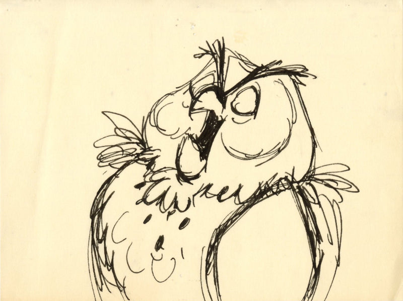 Winnie the Pooh and Tigger Too Original Storyboard: Owl