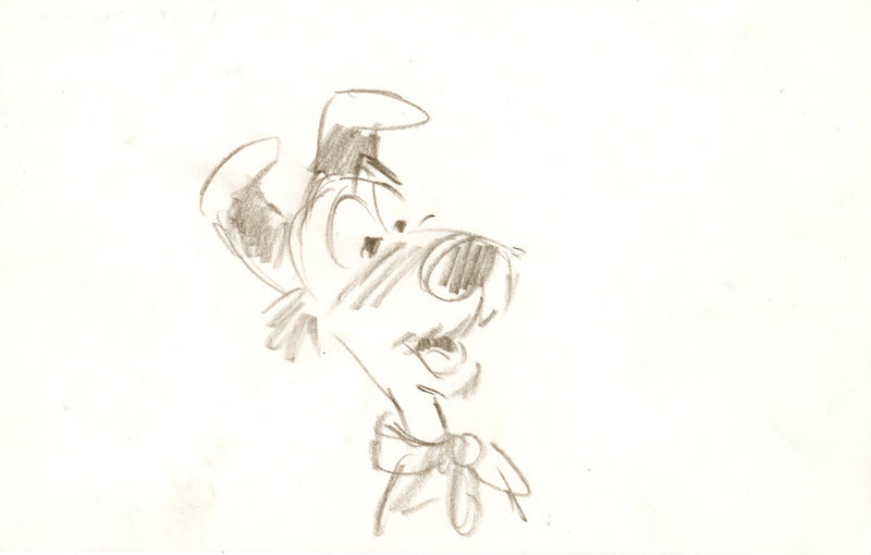 Oliver & Company Original Storyboard Drawing: Dodger