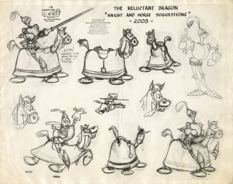 The Reluctant Dragon Stat Model Sheet: Knight and Horse Suggestions