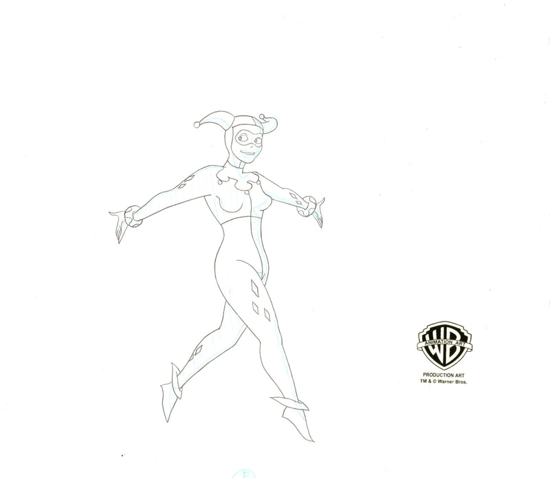 Batman: the Animated Series Original Production Drawing: Harley