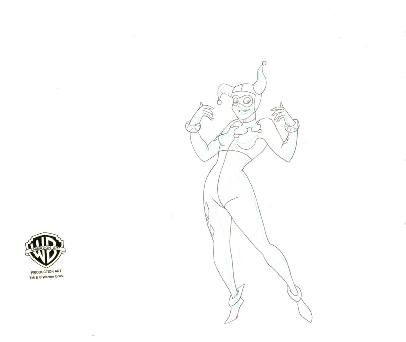 Batman: the Animated Series Original Production Drawing: Harley