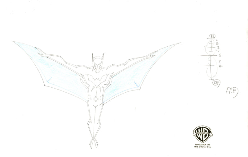 Justice League Unlimited Original Production Drawing: Batman