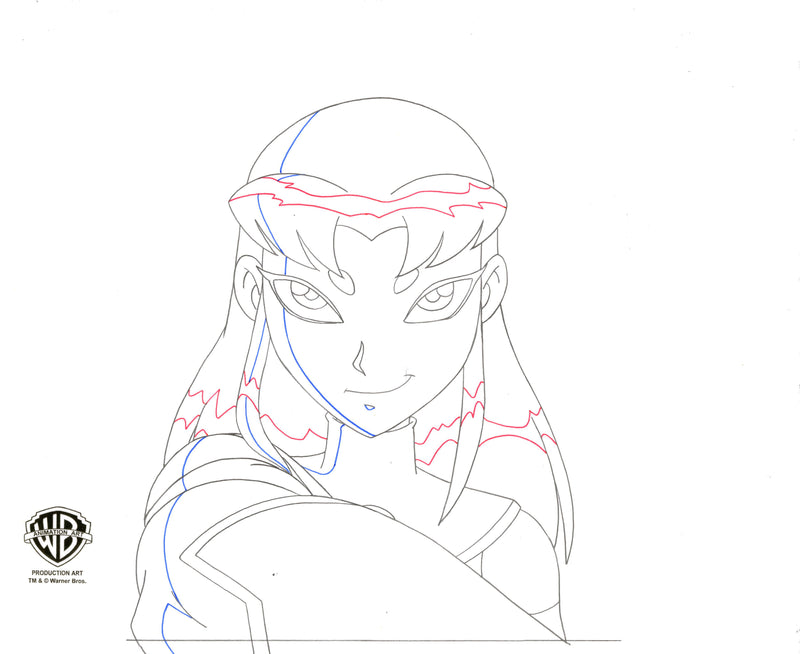 Teen Titans Original Production Drawing: Blackfire