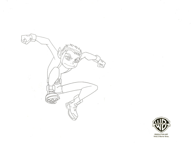 Teen Titans Original Production Drawing: Beast Boy