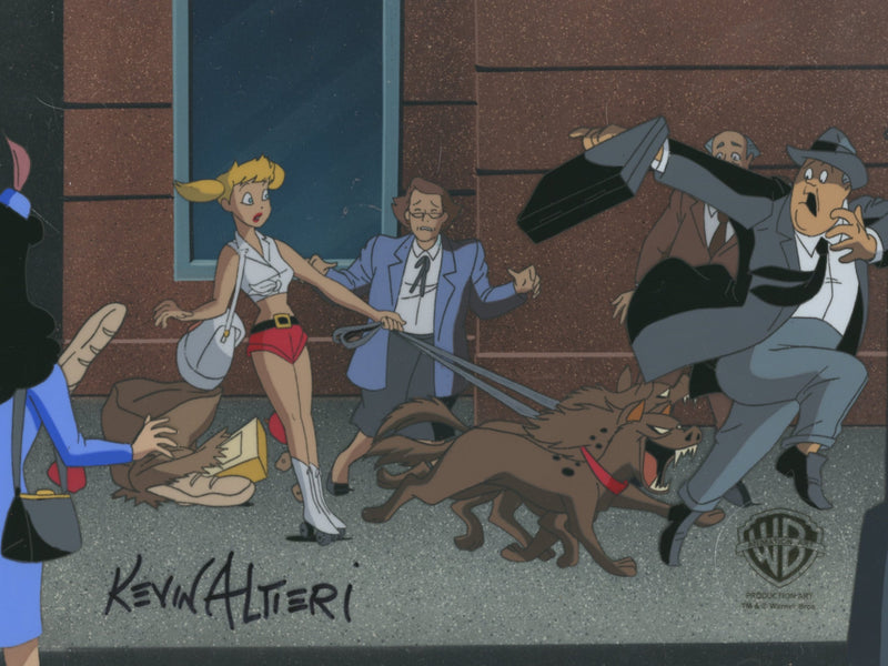 Batman The Animated Series Original Production Cel Signed By Kevin Altieri: Harley