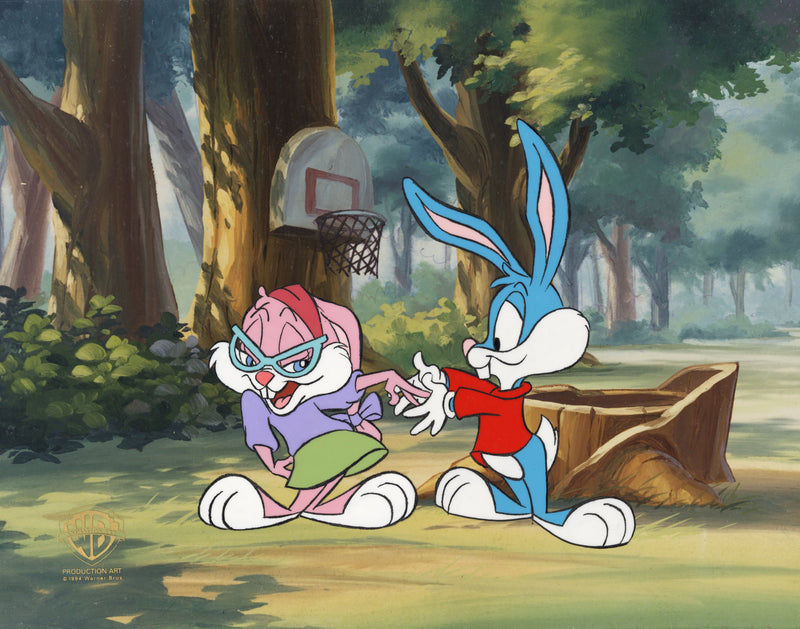 Tiny Toon Adventures Original Production Cel: Buster and Babs