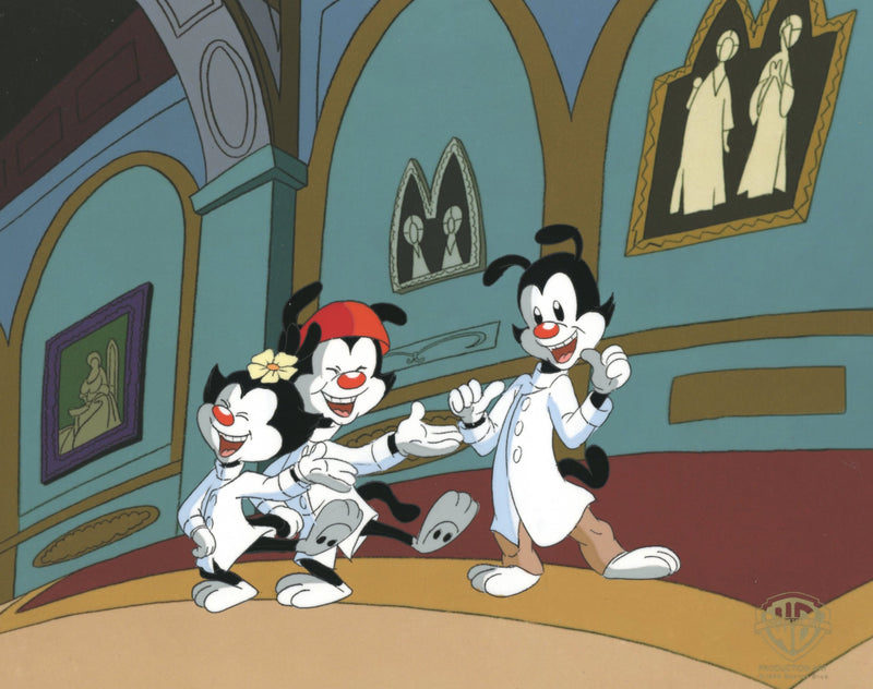 Animaniacs Original Production Cel: Yakko, Wakko, Dot