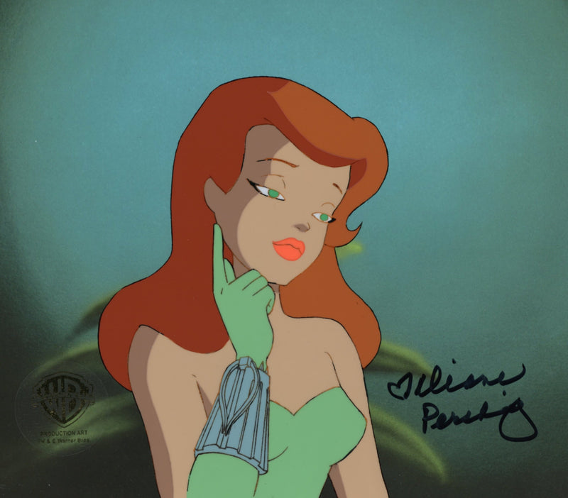 Batman The Animated Series Original Production Cel Signed by Diane Pershing: Poison Ivy