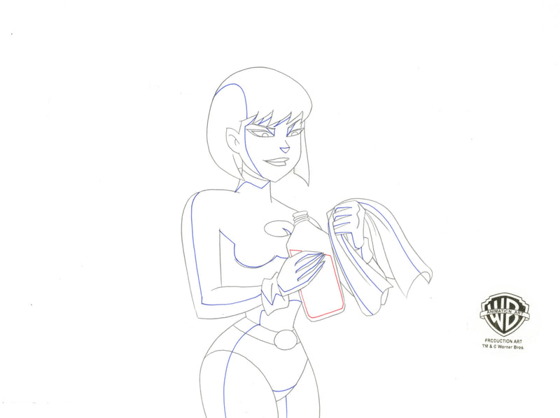 Justice League Unlimited Original Production Drawing: Galatea