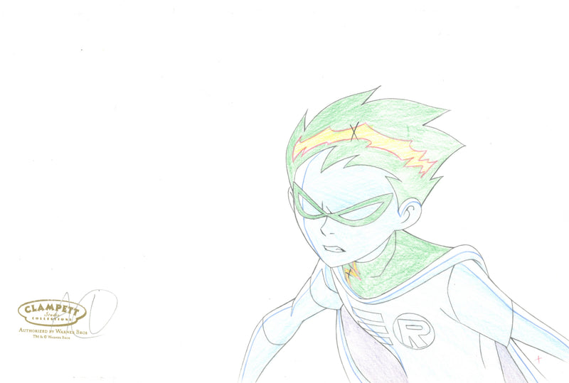 Teen Titans Original Production Drawing: Robin