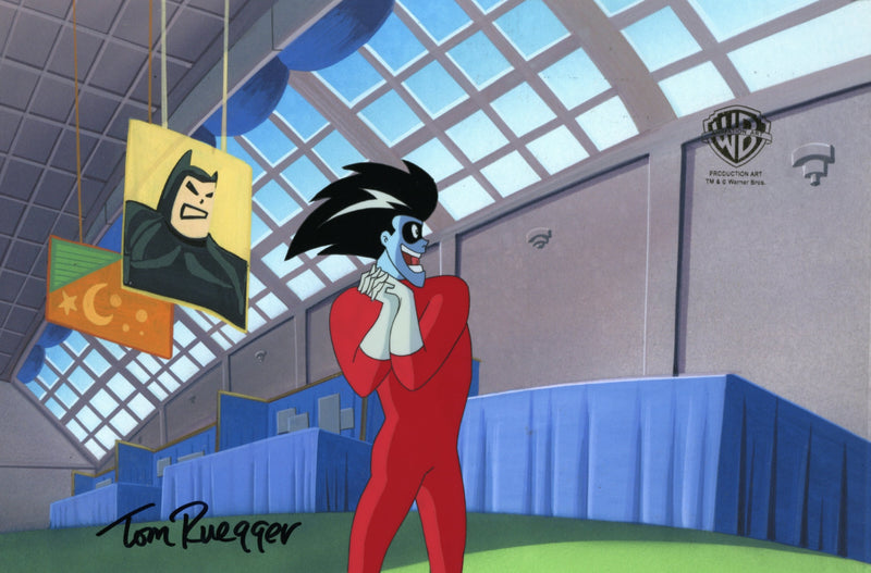 Freakazoid Original Production Cel Signed by Tom Ruegger: Freakazoid