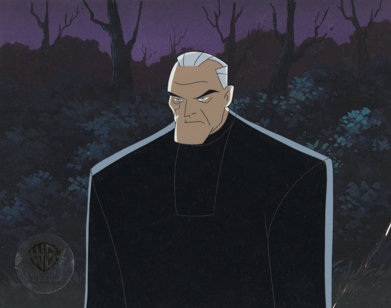 Batman Beyond Original Production Cel on Original Background: Bruce Wayne